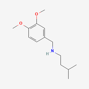 molecular formula C14H23NO2 B2389351 N-(3,4-dimethoxybenzyl)-N-isopentylamine 