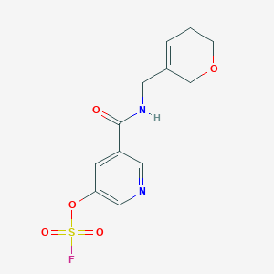 3-(3,6-Dihydro-2H-pyran-5-ylmethylcarbamoyl)-5-fluorosulfonyloxypyridine