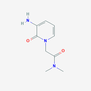 molecular formula C9H13N3O2 B2389444 2-(3-amino-2-oxo-1,2-dihydropyridin-1-yl)-N,N-dimethylacetamide CAS No. 1247639-64-0