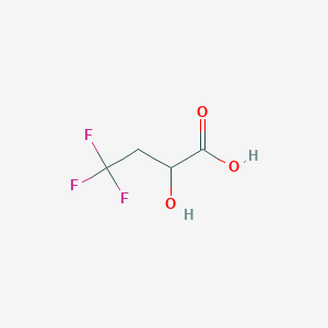 molecular formula C4H5F3O3 B2389448 4,4,4-Trifluoro-2-hydroxybutanoic acid CAS No. 879090-39-8