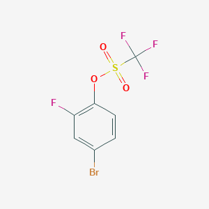 4-Bromo-2-fluorophenyl trifluoromethanesulphonate