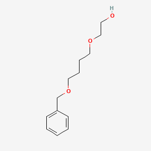 molecular formula C13H20O3 B2389473 2-(4-Phenylmethoxybutoxy)ethanol CAS No. 2361118-95-6
