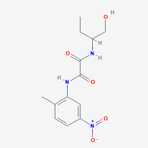 molecular formula C13H17N3O5 B2389498 N1-(1-hydroxybutan-2-yl)-N2-(2-methyl-5-nitrophenyl)oxalamide CAS No. 899978-86-0