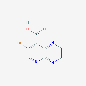 B2389501 7-Bromopyrido[2,3-b]pyrazine-8-carboxylic acid CAS No. 887206-76-0