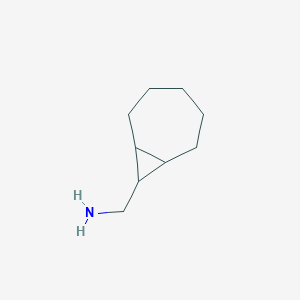 molecular formula C9H17N B2389504 8-Bicyclo[5.1.0]octanylmethanamine CAS No. 1783734-52-0