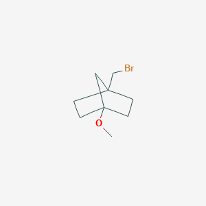 molecular formula C9H15BrO B2389539 1-(Bromomethyl)-4-methoxybicyclo[2.2.1]heptane CAS No. 2490412-89-8
