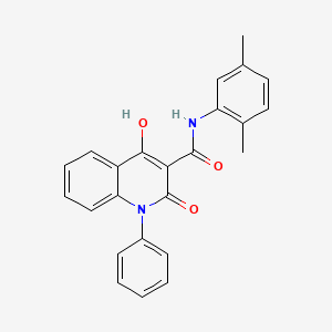 N-(2,5-dimethylphenyl)-4-hydroxy-2-oxo-1-phenyl-1,2-dihydroquinoline-3-carboxamide