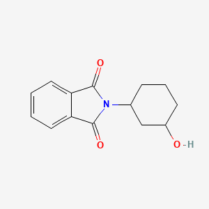 molecular formula C14H15NO3 B2389594 2-(3-Hydroxycyclohexyl)isoindoline-1,3-dione CAS No. 202479-02-5