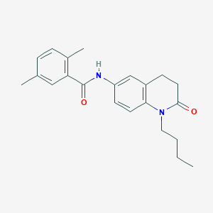 molecular formula C22H26N2O2 B2389653 N-(1-丁基-2-氧代-1,2,3,4-四氢喹啉-6-基)-2,5-二甲基苯甲酰胺 CAS No. 946325-28-6