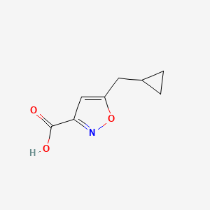 5-(Cyclopropylmethyl)-1,2-oxazole-3-carboxylic acid