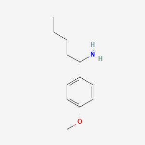 1-(4-Methoxyphenyl)pentan-1-amine