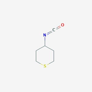 molecular formula C6H9NOS B2389731 4-Isocyanatothiane CAS No. 1528156-97-9