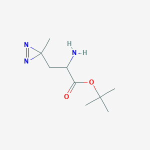 Tert-butyl 2-amino-3-(3-methyldiazirin-3-yl)propanoate