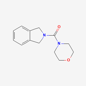 molecular formula C13H16N2O2 B2389747 2-(morpholine-4-carbonyl)-2,3-dihydro-1H-isoindole CAS No. 6433-71-2