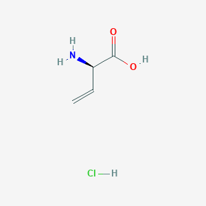 molecular formula C4H8ClNO2 B2389777 (R)-2-Aminobut-3-enoic acid hydrochloride CAS No. 105763-41-5