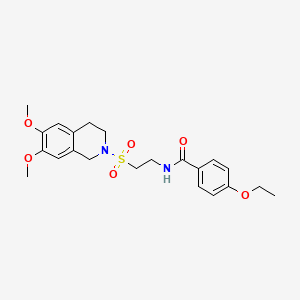 N-(2-((6,7-dimethoxy-3,4-dihydroisoquinolin-2(1H)-yl)sulfonyl)ethyl)-4-ethoxybenzamide