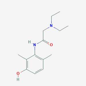 molecular formula C14H22N2O2 B023898 3-Hydroxylidocaine CAS No. 34604-55-2
