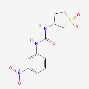 B2389855 1-(1,1-Dioxothiolan-3-yl)-3-(3-nitrophenyl)urea CAS No. 443652-86-6