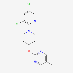 2-[1-(3,5-Dichloropyridin-2-yl)piperidin-4-yl]oxy-5-methylpyrimidine