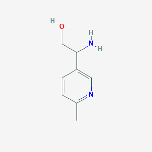 2-Amino-2-(6-methylpyridin-3-yl)ethan-1-ol