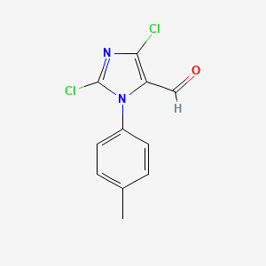 2,5-Dichloro-3-(4-methylphenyl)imidazole-4-carbaldehyde
