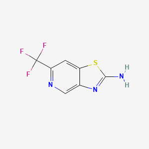 Thiazolo[4,5-c]pyridin-2-amine,6-(trifluoromethyl)-