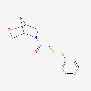 2-(Benzylthio)-1-(2-oxa-5-azabicyclo[2.2.1]heptan-5-yl)ethanone