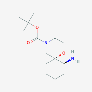 (6R,7S)-tert-butyl 7-amino-1-oxa-4-azaspiro[5.5]undecane-4-carboxylate