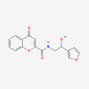 N-(2-(furan-3-yl)-2-hydroxyethyl)-4-oxo-4H-chromene-2-carboxamide