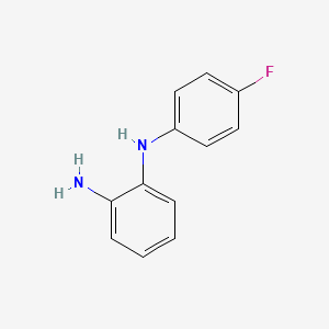 molecular formula C12H11FN2 B2389919 1-N-(4-fluorophenyl)benzene-1,2-diamine CAS No. 7187-12-4