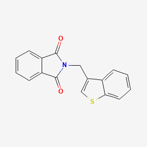 2-(1-Benzothiophen-3-ylmethyl)isoindole-1,3-dione