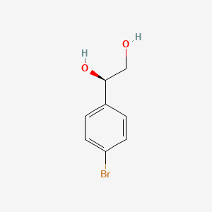 molecular formula C8H9BrO2 B2389959 (R)-1-(4-溴苯基)乙烷-1,2-二醇 CAS No. 179914-06-8