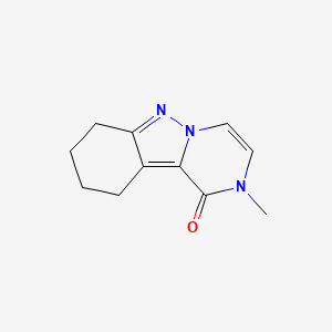 molecular formula C11H13N3O B2390028 2-Methyl-7,8,9,10-tetrahydropyrazino[1,2-b]indazol-1-one CAS No. 2325262-22-2