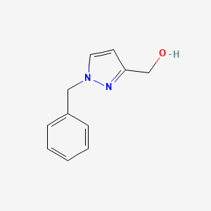 molecular formula C11H12N2O B2390062 1-Benzyl-3-(hydroxymethyl)pyrazole CAS No. 102846-11-7