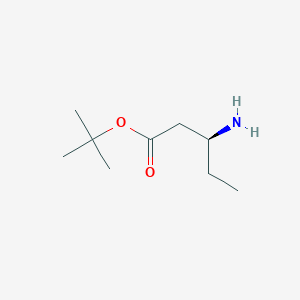 molecular formula C9H19NO2 B2390079 Tert-butyl (3S)-3-aminopentanoate CAS No. 1883490-86-5
