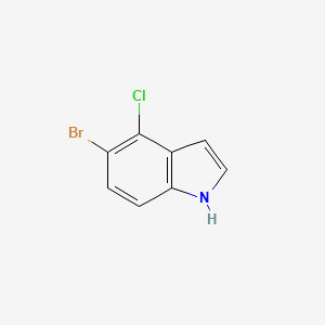 molecular formula C8H5BrClN B2390106 5-bromo-4-chloro-1H-indole CAS No. 217656-69-4