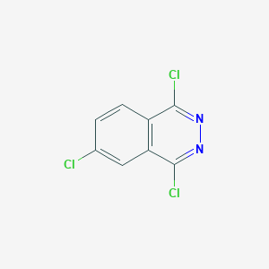 molecular formula C8H3Cl3N2 B2390107 1,4,6-三氯酞嗪 CAS No. 178309-37-0