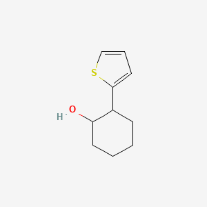 molecular formula C10H14OS B2390141 2-(2-噻吩基)环己醇 CAS No. 886675-07-6