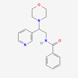 N-(2-morpholino-2-(pyridin-3-yl)ethyl)benzamide