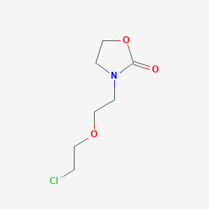 3-[2-(2-Chloroethoxy)ethyl]-1,3-oxazolidin-2-one