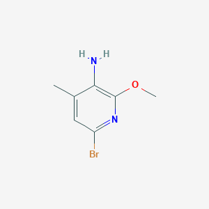 molecular formula C7H9BrN2O B2390218 6-Bromo-2-methoxy-4-methylpyridin-3-amine CAS No. 2256060-57-6