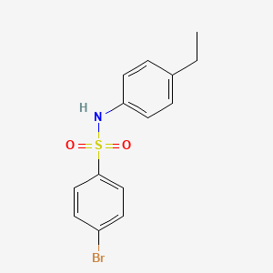 molecular formula C14H14BrNO2S B2390227 4-bromo-N-(4-ethylphenyl)benzenesulfonamide CAS No. 349404-95-1