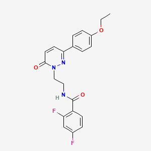 N-(2-(3-(4-ethoxyphenyl)-6-oxopyridazin-1(6H)-yl)ethyl)-2,4-difluorobenzamide
