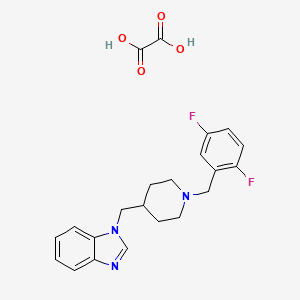 1-((1-(2,5-difluorobenzyl)piperidin-4-yl)methyl)-1H-benzo[d]imidazole oxalate