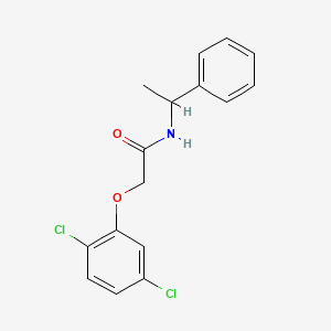 molecular formula C16H15Cl2NO2 B2390276 2-(2,5-二氯苯氧基)-N-(1-苯乙基)乙酰胺 CAS No. 304887-81-8