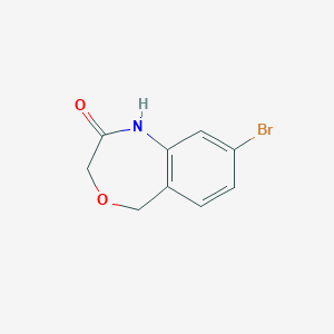 molecular formula C9H8BrNO2 B2390299 8-Bromo-1,5-dihydro-4,1-benzoxazepin-2-one CAS No. 2375273-74-6