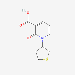 molecular formula C10H11NO3S B2390309 2-Oxo-1-(thiolan-3-yl)pyridine-3-carboxylic acid CAS No. 2445786-34-3