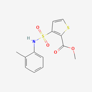 Methyl 3-[(2-methylphenyl)sulfamoyl]thiophene-2-carboxylate