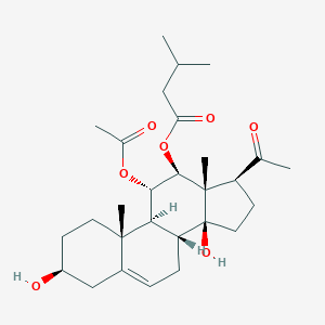 molecular formula C28H42O7 B239033 德雷沃根宁 A CAS No. 10163-83-4