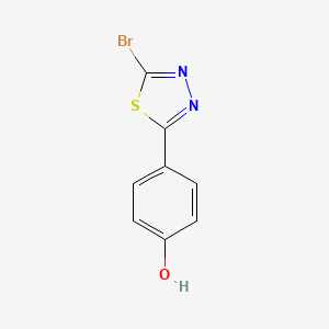 4-(5-Bromo-1,3,4-thiadiazol-2-yl)phenol